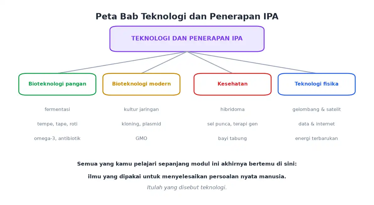 Peta bab bioteknologi pangan modern kesehatan dan teknologi fisika